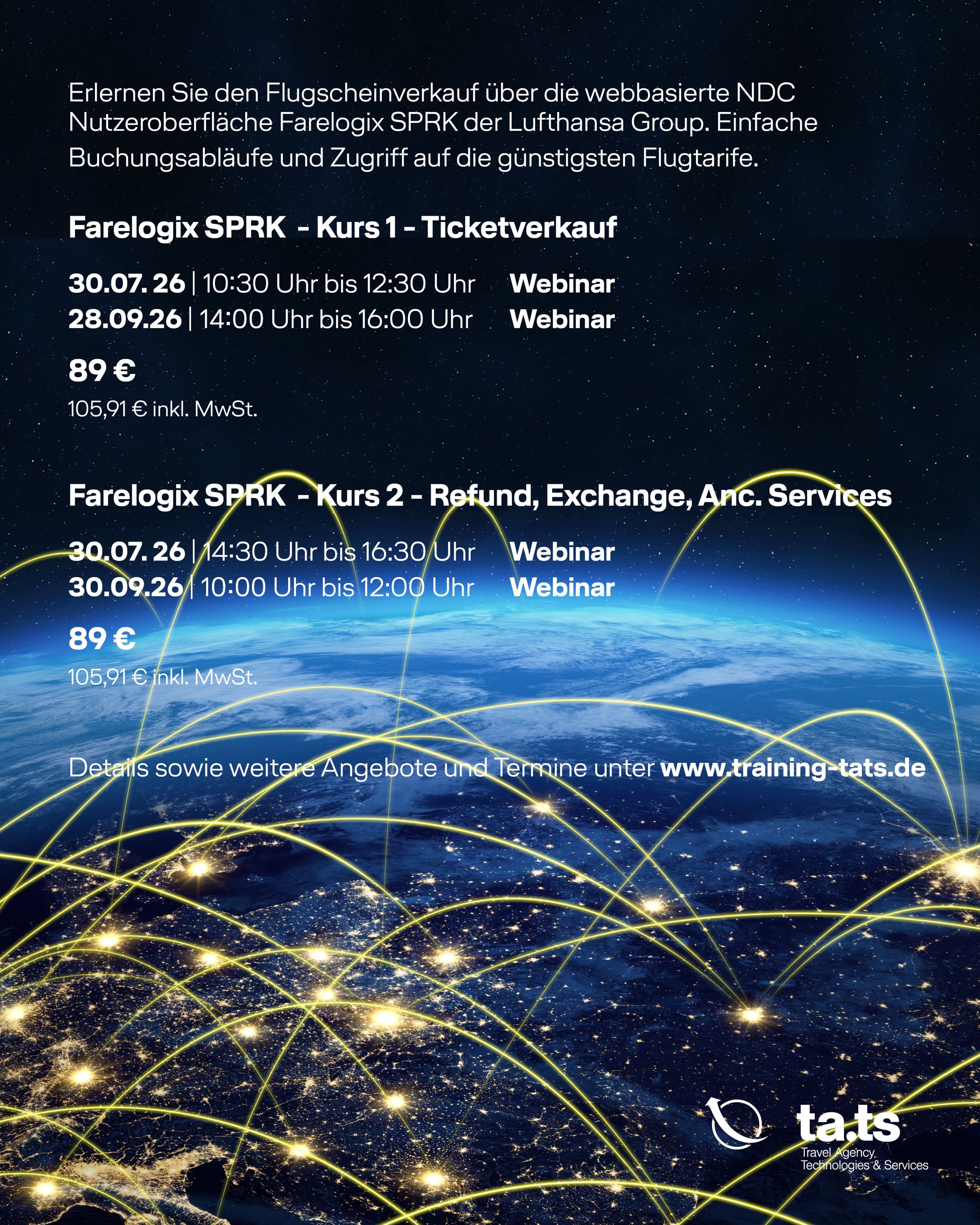 Neue Farelogix SPRK Kurse im Juli